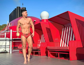 Virgin gay cruise sea day