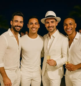 Caribbean gay cruise - White Party