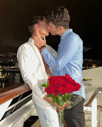 Gay Valentines Day at Sea