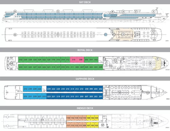 Avalon Panorama deck plans