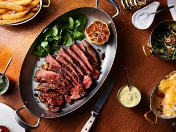 Resilient Lady dining