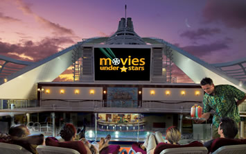 Ruby Princess Movies under the stars