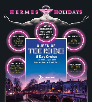 Queen of the Rhine all-gay river cruise 2019