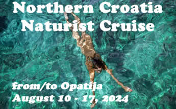 Croatia Naturist Cruise 2024 from/to Opatija