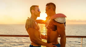 European gay couples cruise