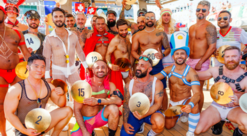 European Gay men cruise daytime fun