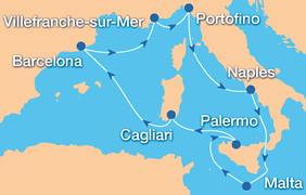 The Cruise European Gay Cruise 2027 map
