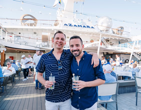 Azamara gay cruise sea day