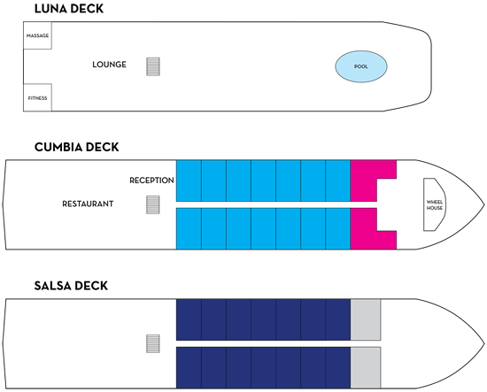 AmaMelodia deck plans
