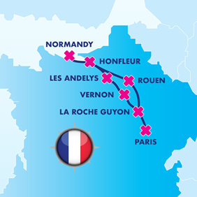 France Christmas gay cruise map