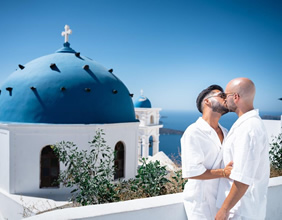Santorini gay cruise