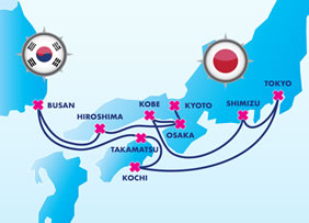 Japan gay cruise map