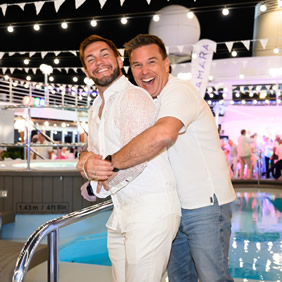 Azamara gay cruise sea day