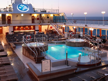 Azamara Quest pool deck