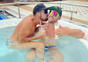 Celebrity Equinox gay cruise sea day