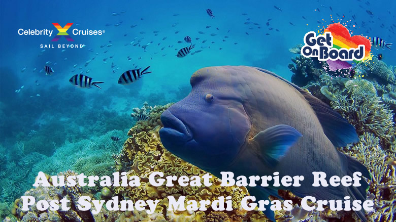 Australia Great Barrier Reef Post Sydney Mardi Gras  2023 Gay Cruise