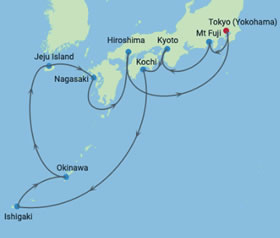 Japan gay cruise map