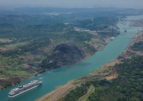 Panama Canal cruising