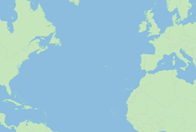 Transatlantic gay cruise on Celebrity Reflection map