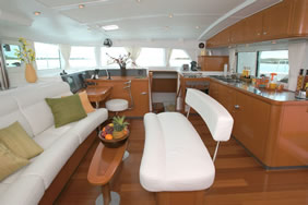 Lagoon 440 catamaran interior