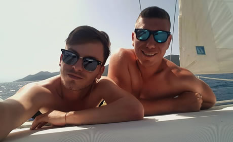 Lefkas Greece gay sailing cruise