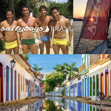 Saltyboys Brazil gay sailing cruise