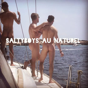 Saltyboys Au Naturel gay sailing cruise