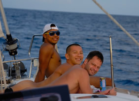 Saltyboys gay men only sailing cruise