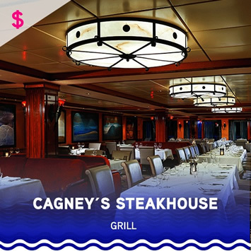 Norwegian Jewel Cagney's Steakhouse