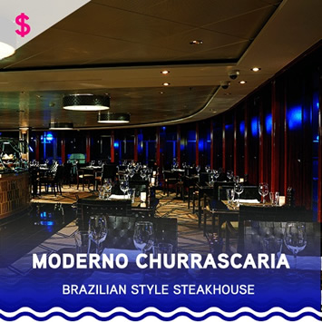 Norwegian Jewel Moderno Churrascaria