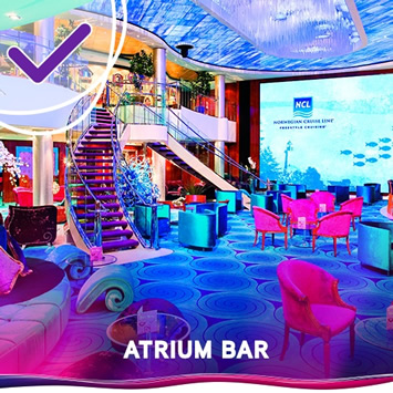 Norwegian Pearl Atrium Bar