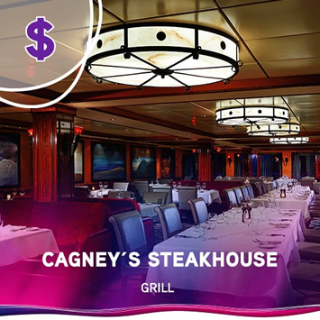 Norwegian Pearl Cagney's Steakhouse