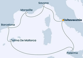 Redefinition Mediterranean gay cruise 2023 map