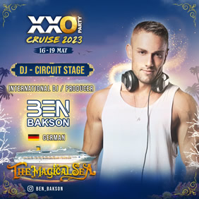 XXO Gay Party Cruise - Ben Bakson