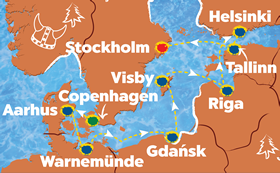 Baltic Gay Cruise 2027 map