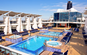 Celebrity Eclipse pool deck