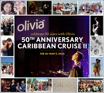 Olivia 50th Anniversary Caribbean lesbian cruise