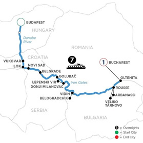 Danube river lesbian cruise map