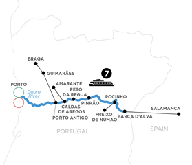 Douro river lesbian cruise map