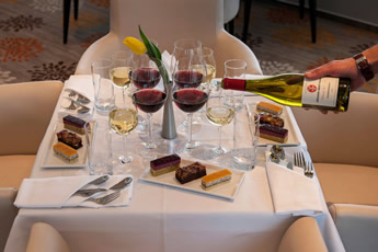 Avalon Tapestry II dining wine