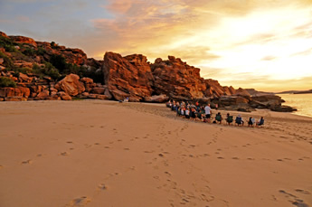 Kimberley Coast lesbian cruise Verandah Beach