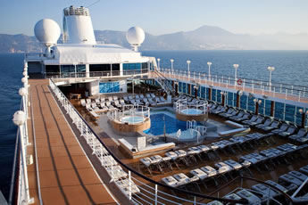 Azamara Quest pool deck