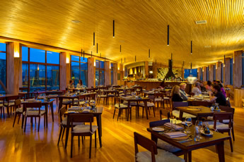 Tierra Patagonia lesbian resort dining