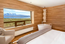 Tierra Patagonia resort standard room