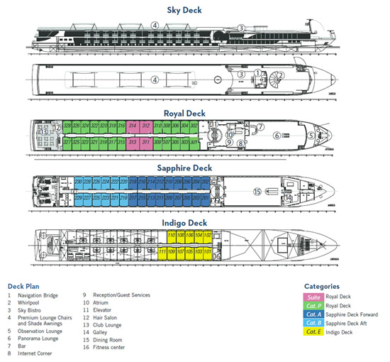 Avalon Felicity Deck Plan