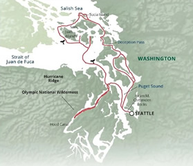 Washington lesbian adventure cruise map