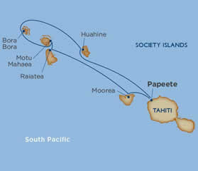 Tahiti lesbian cruise map