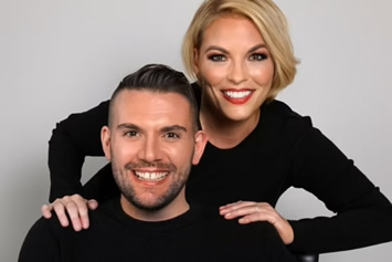 Anne Steele & William TN Hall on luxury Med gay cruise