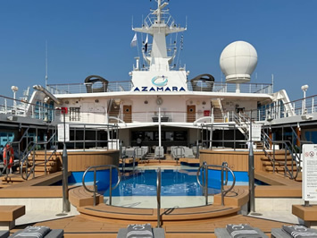 Azamara Onward pool deck