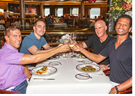 Alaska gay cruise dining